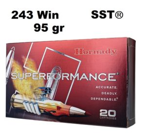 Munición Hornady 243 WIN SUPERFORMANCE SST 95 gr