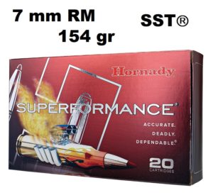 Munición Hornady 7mm Rem Mag SUPERFORMANCE SST 154 gr