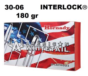 Municion Hornady 30-06 WHITETAIL INTERLOCK 180 gr