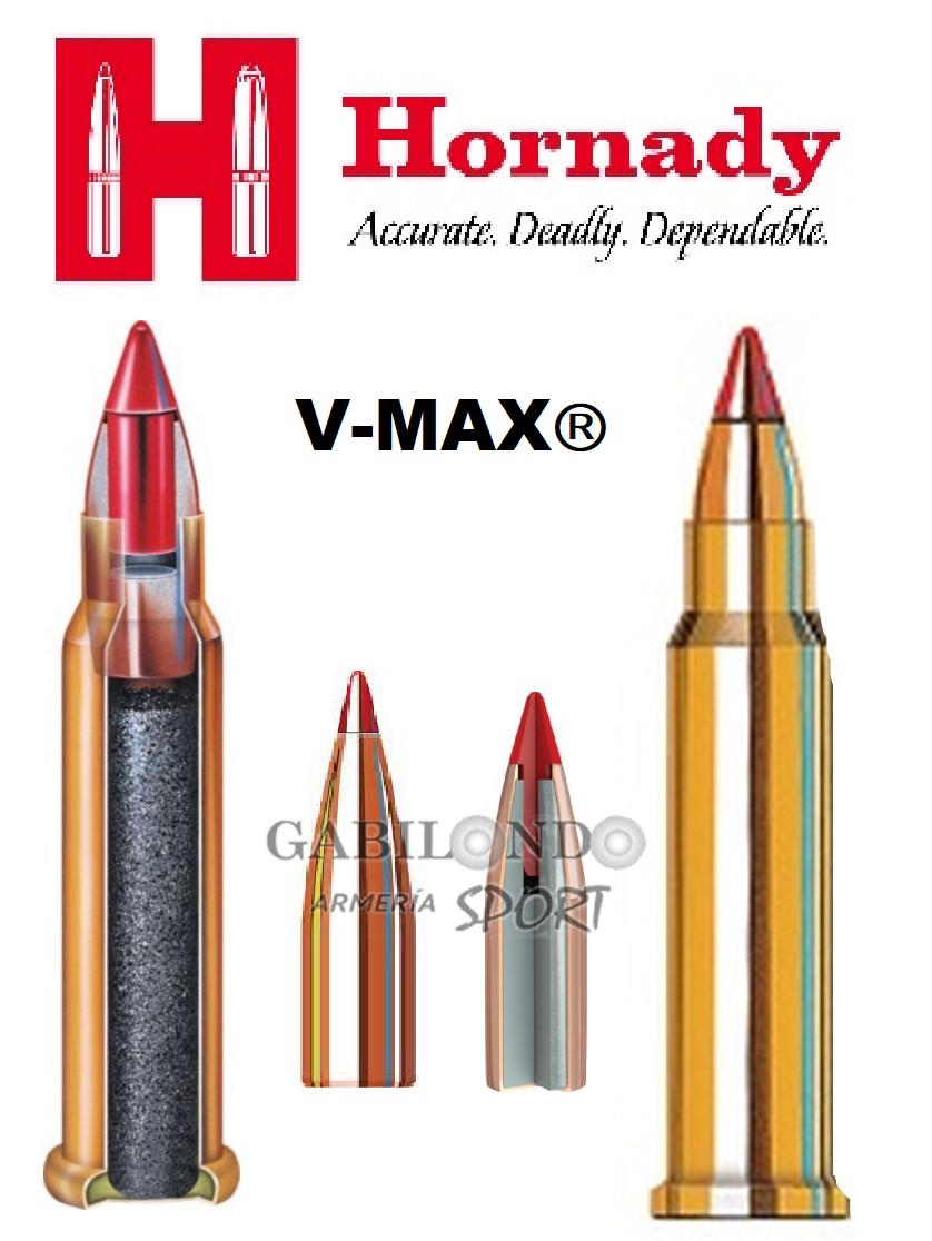 Munición Hornady 300 Blackout BLACK V-Max 110 gr Munición Hornady 300 Blackout BLACK V-Max 110 gr