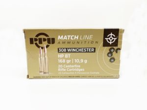 Munición PRVI 308 HP BT 168 gr.