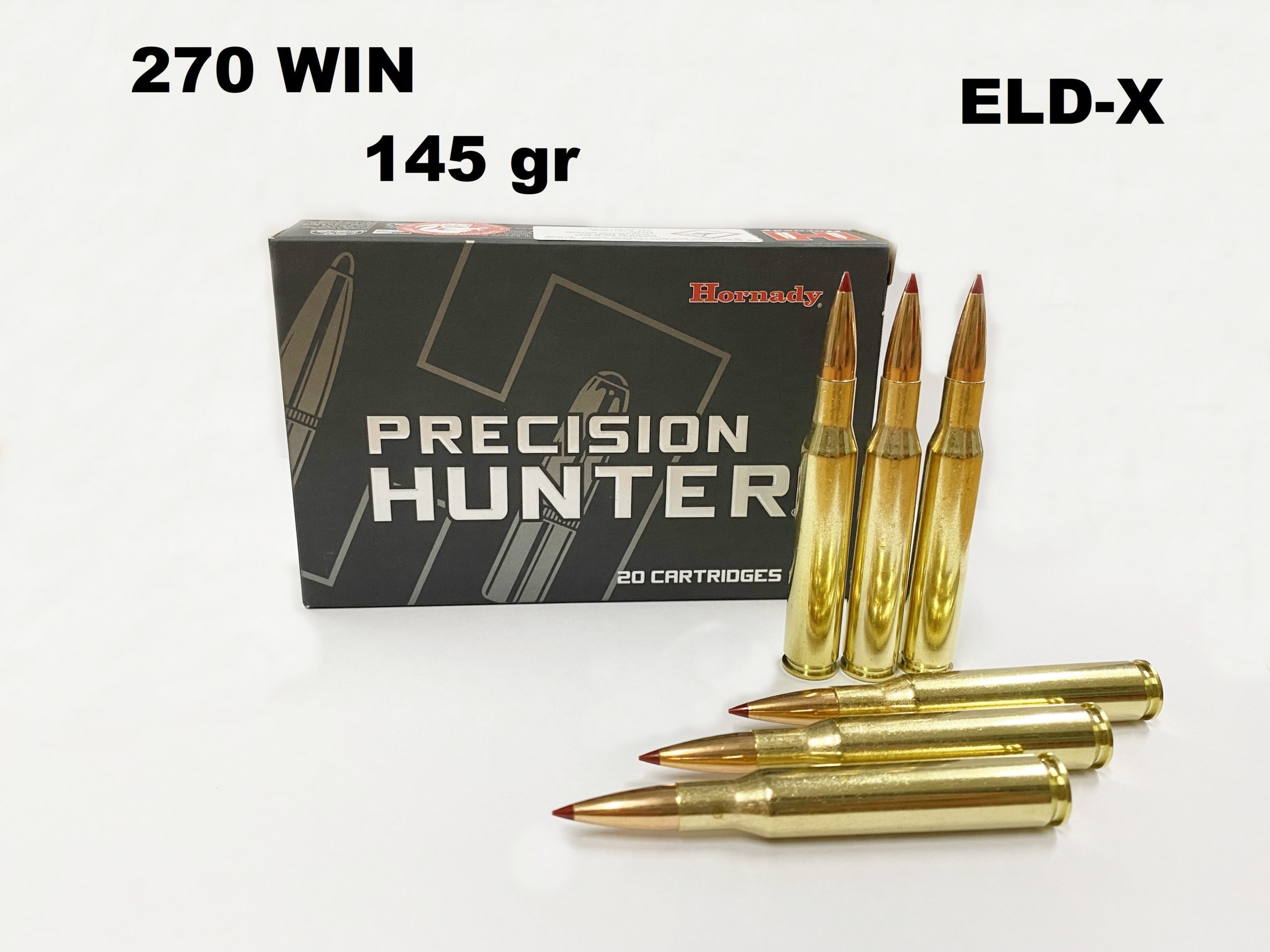 Munición Hornady 270 Win PRECISION HUNTER ELD-X 145 gr Munición Hornady 270 Win PRECISION HUNTER ELD-X 145 gr