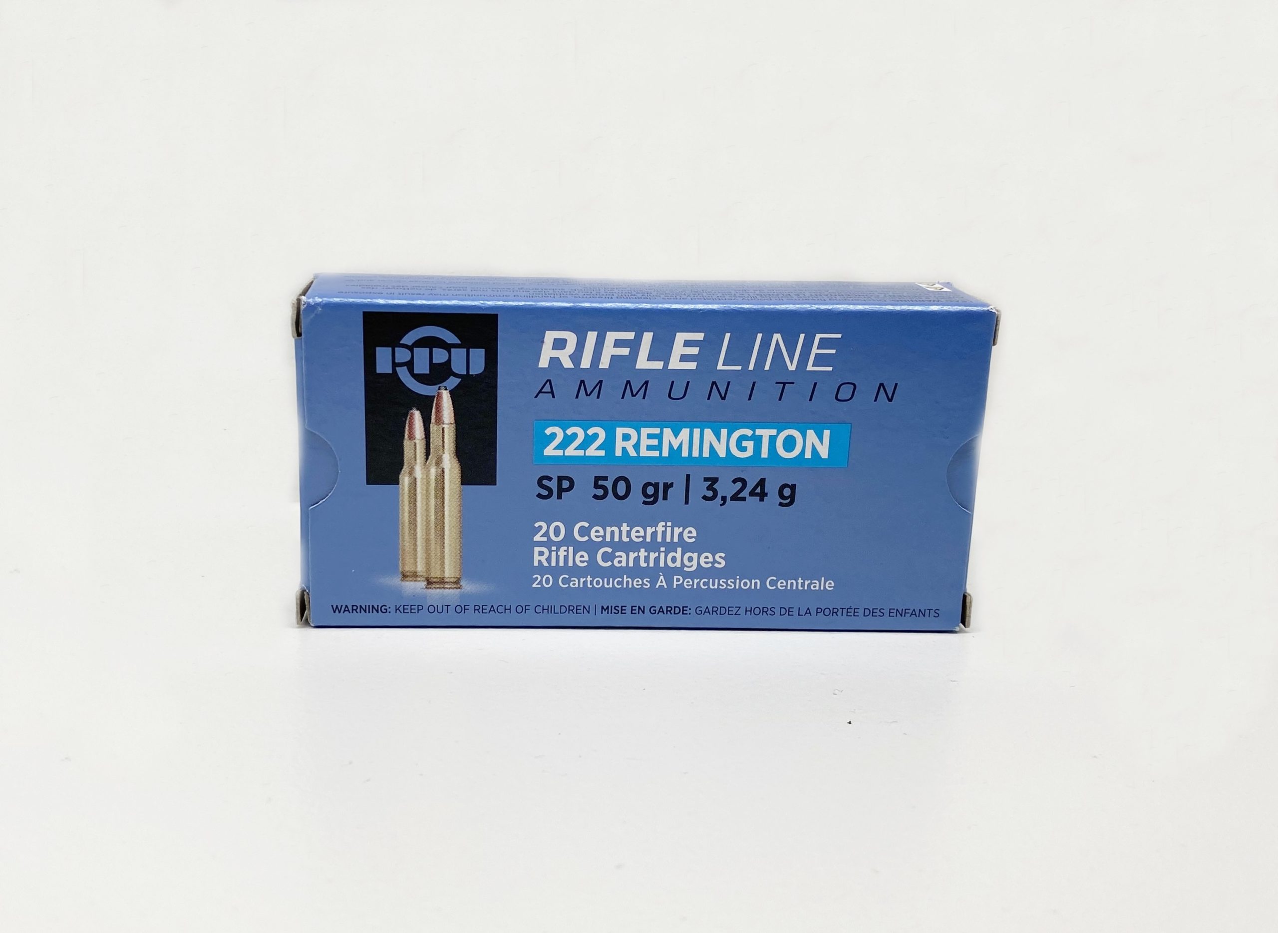 Munición PRVI 222 Remington SP 50 gr Munición PRVI 222 Remington SP 50 gr