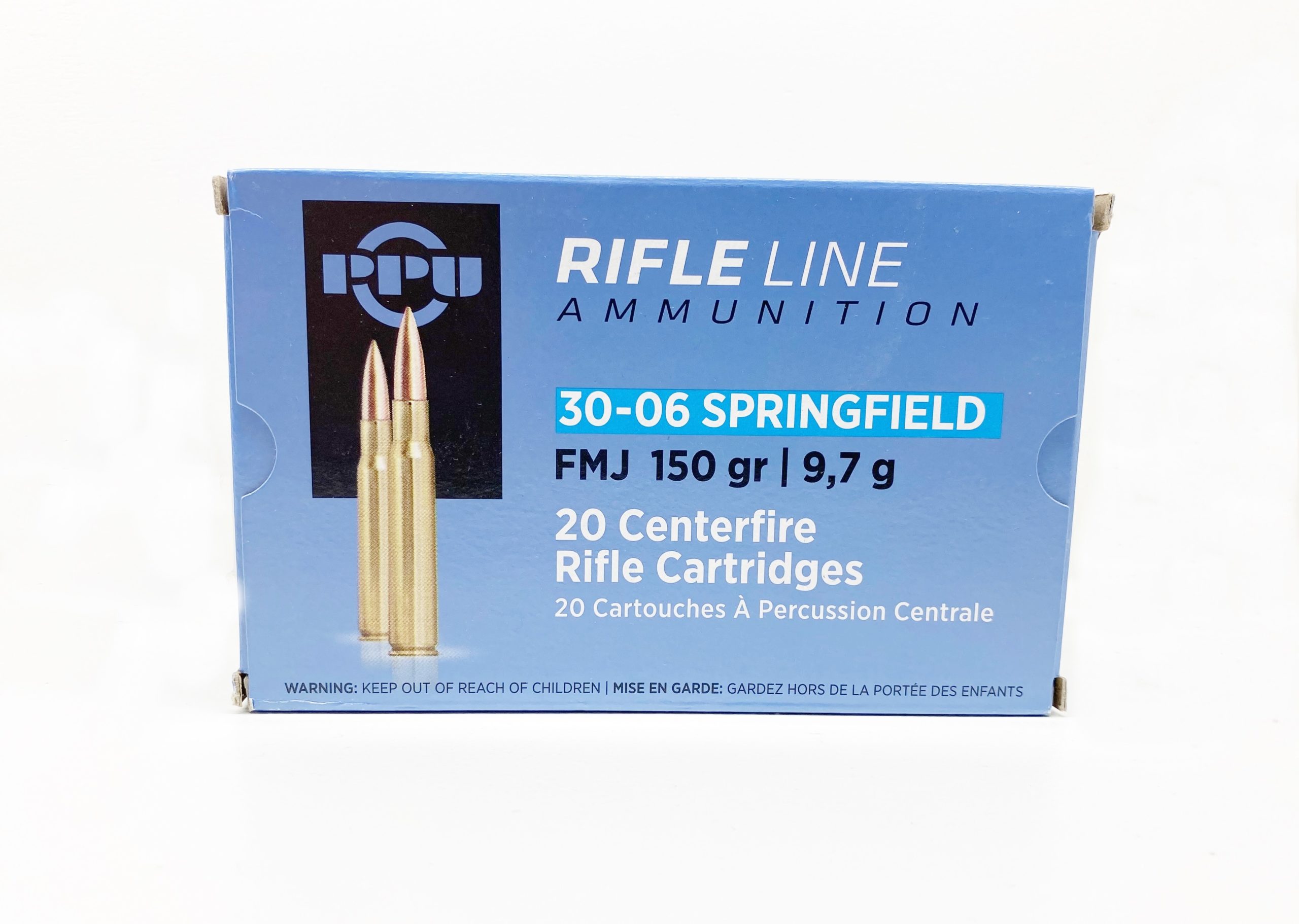 Munición PRVI 30-06 SPR FMJ 150 gr Munición PRVI 30-06 SPR FMJ 150 gr