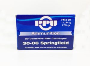 Munición PRVI 30-06 SPR FMJ 150 gr