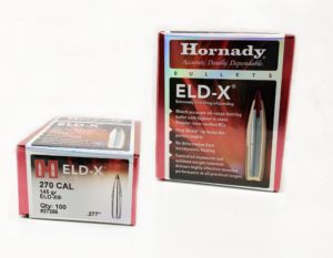 Plomos Hornady Cal. 270 / 277" ELD-X 145 gr