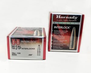 Plomos Hornady Cal30 180gr. SP INTERLOCK (100 unds)