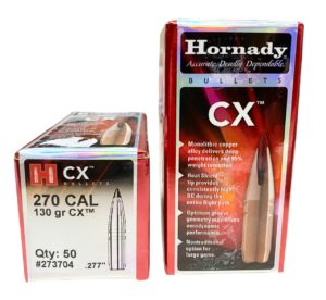 Plomos Hornady Cal.270/6.8 120gr SST (100 unds)