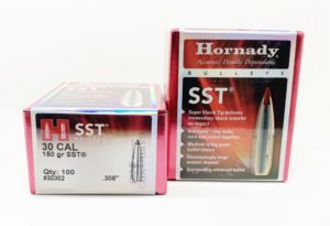Plomos Hornady Cal30 180gr. SP INTERLOCK (100 unds)