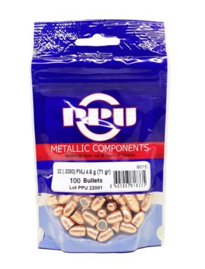 Puntas PPU Cal. 32 FMJ 71 Gr
