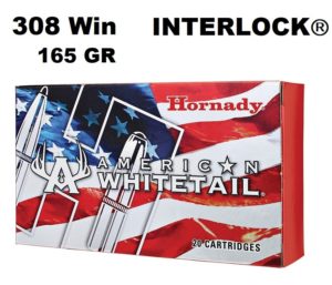 Municion Hornady 308 Win WHITETAIL INTERLOCK 165 gr