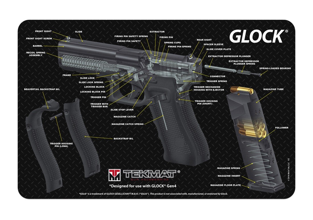 Tapete TEKMAT de para limpieza de armas Tapete TEKMAT de para limpieza de armas