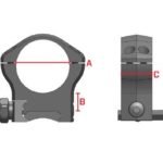 Anillas Warne Maxima MEDIUM 34 mm FIJAS