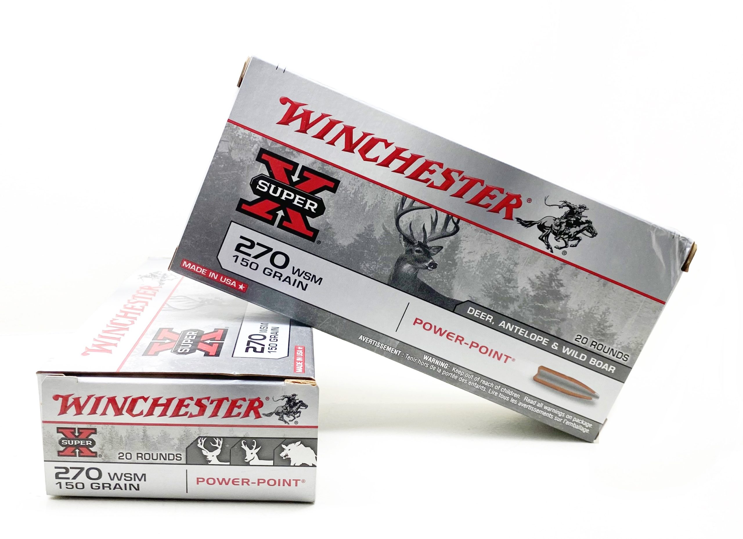 Munición Winchester 270 WSM POWER-POINT 150 gr Munición Winchester 270 WSM POWER-POINT 150 gr
