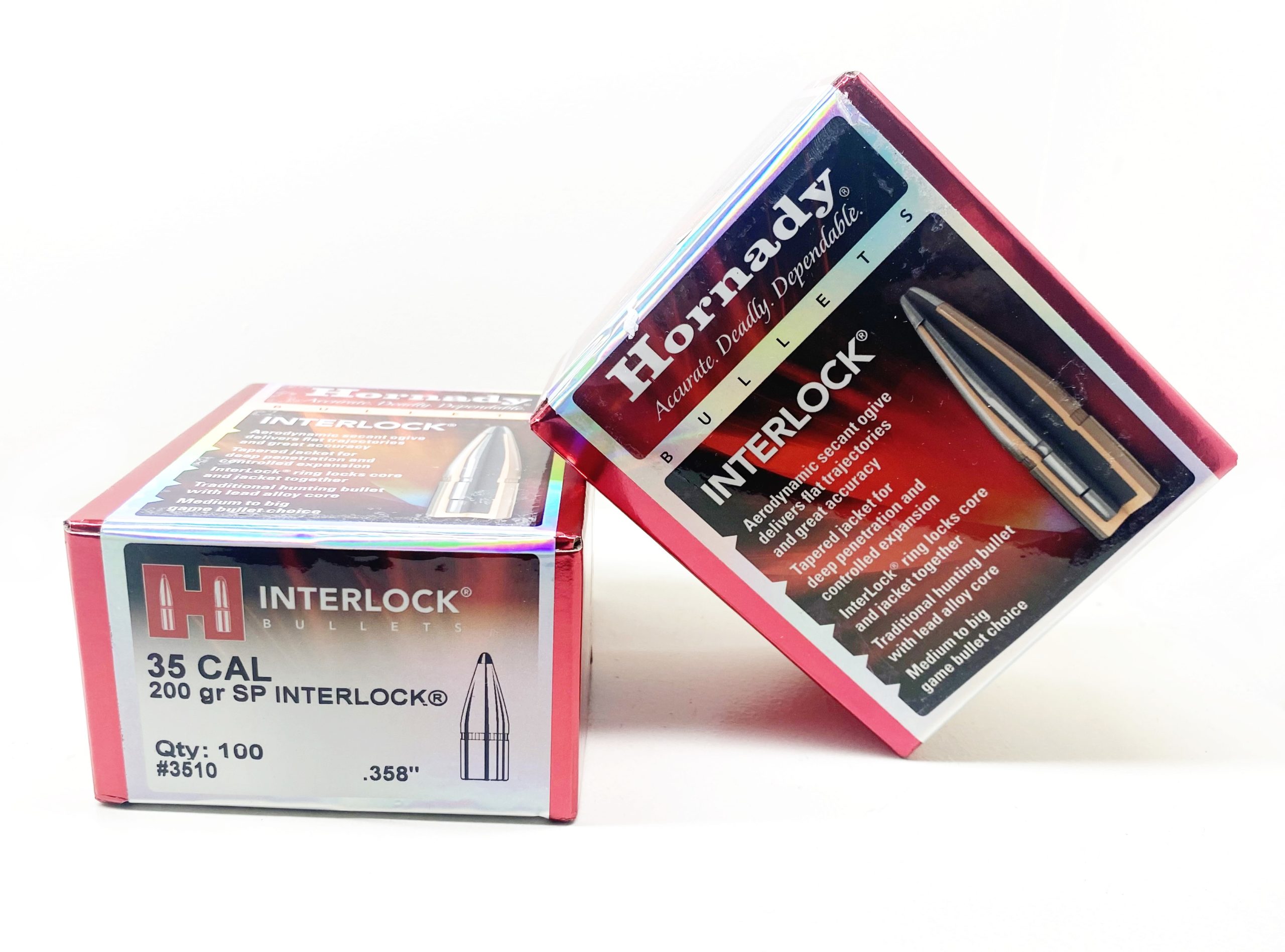 Plomos Hornady Cal.35 INTERLOCK 200gr (100 unds) Plomos Hornady Cal.35 INTERLOCK 200gr (100 unds)