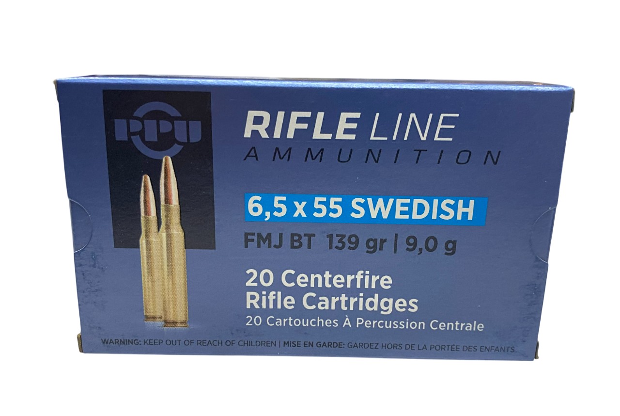 Munición PRVI 6,5x55 FMJ BT de 139 gr Munición PRVI 6,5x55 FMJ BT de 139 gr