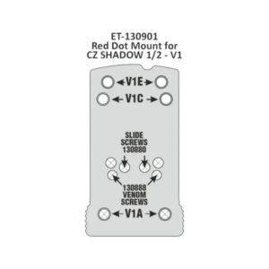 Montura EEMANN para Red Dot Glock V2
