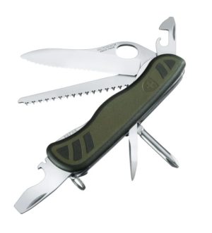 NAVAJA VICTORINOX SOLDIER VERDE/NEGRA